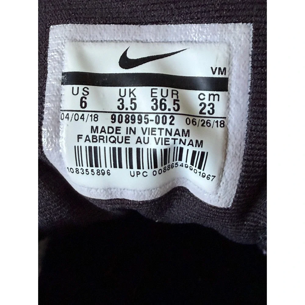Nike Flex Contact Mens 6 Black White Running Shoes 908995-002